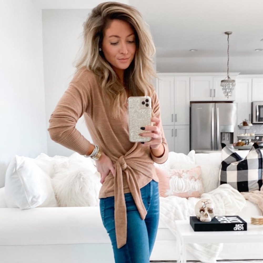 Abercrombie Tie Wrap Top